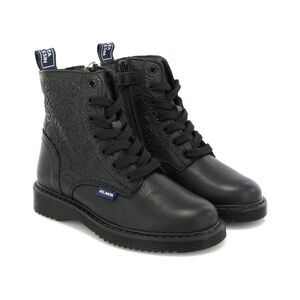 Atlanta Moccasin Katy Leather Boot, Black